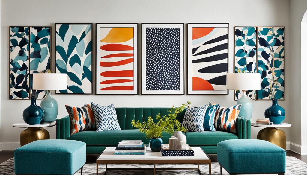 modern living room accents